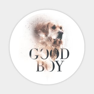 Good Boy Dog Labrador Art Magnet